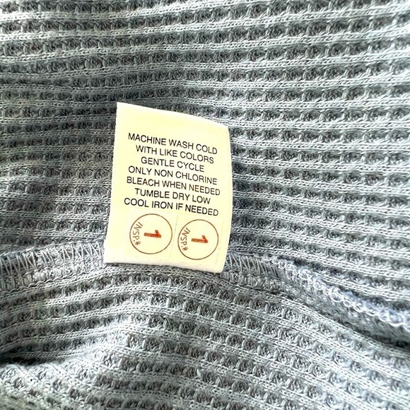 OUTLAW: Women Blue Lace Up Tie Front Crop Top, Size L - Picture 8 of 13